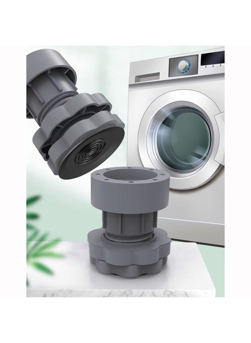 SYOSI Anti Vibration Pads for Washing Machine, 8Pack Adjustable Shock Noise Cancelling Washer Dryer Isolation Pad - Non-slip, Noise Cancelling, Anti-Slip Rubber Feet Pad Stabilizer, Fits Most Models - Image 4