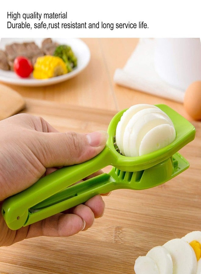 Beufee Egg Cutter, Hard Boiled Eggs Slicers Handheld Fruit Divider Vegetable Slicing Tool for Mushroom Strawberry Cherry Tomato Kiwi Kitchen Gadgets - Image 2