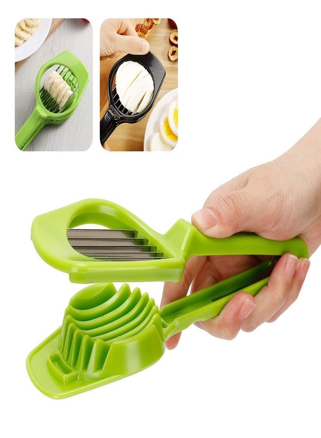 Beufee Egg Cutter, Hard Boiled Eggs Slicers Handheld Fruit Divider Vegetable Slicing Tool for Mushroom Strawberry Cherry Tomato Kiwi Kitchen Gadgets - Image 5