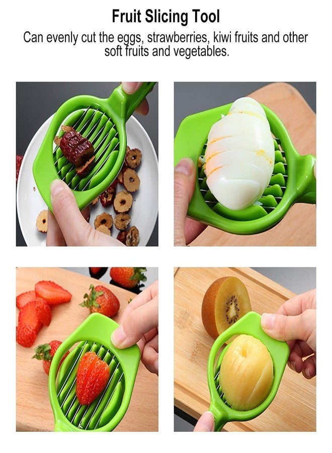 Beufee Egg Cutter, Hard Boiled Eggs Slicers Handheld Fruit Divider Vegetable Slicing Tool for Mushroom Strawberry Cherry Tomato Kiwi Kitchen Gadgets - Image 4