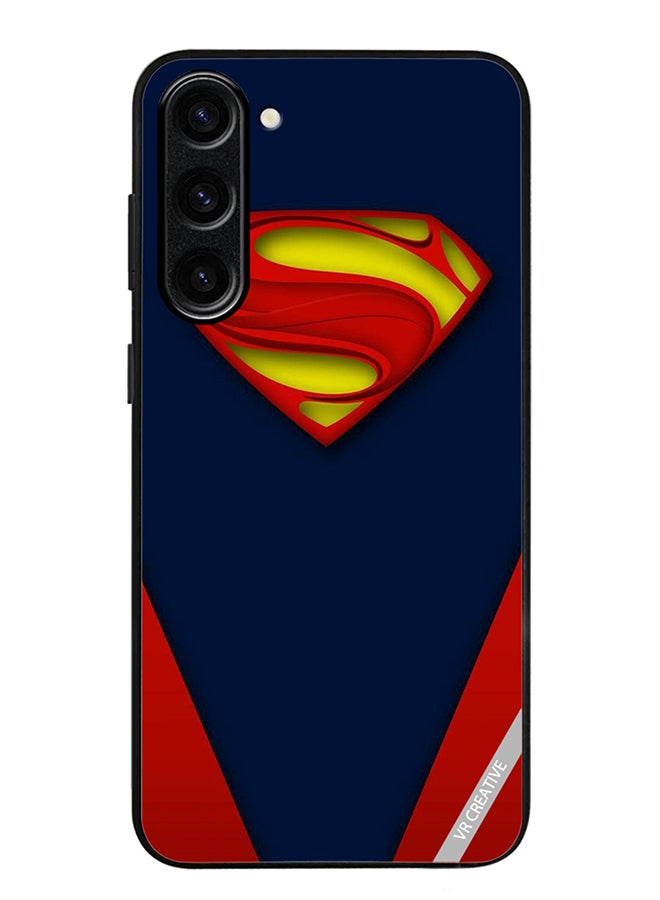 VR CREATIVE Protective Case Cover For Samsung Galaxy S24 Superman Design Multicolour - Image 1