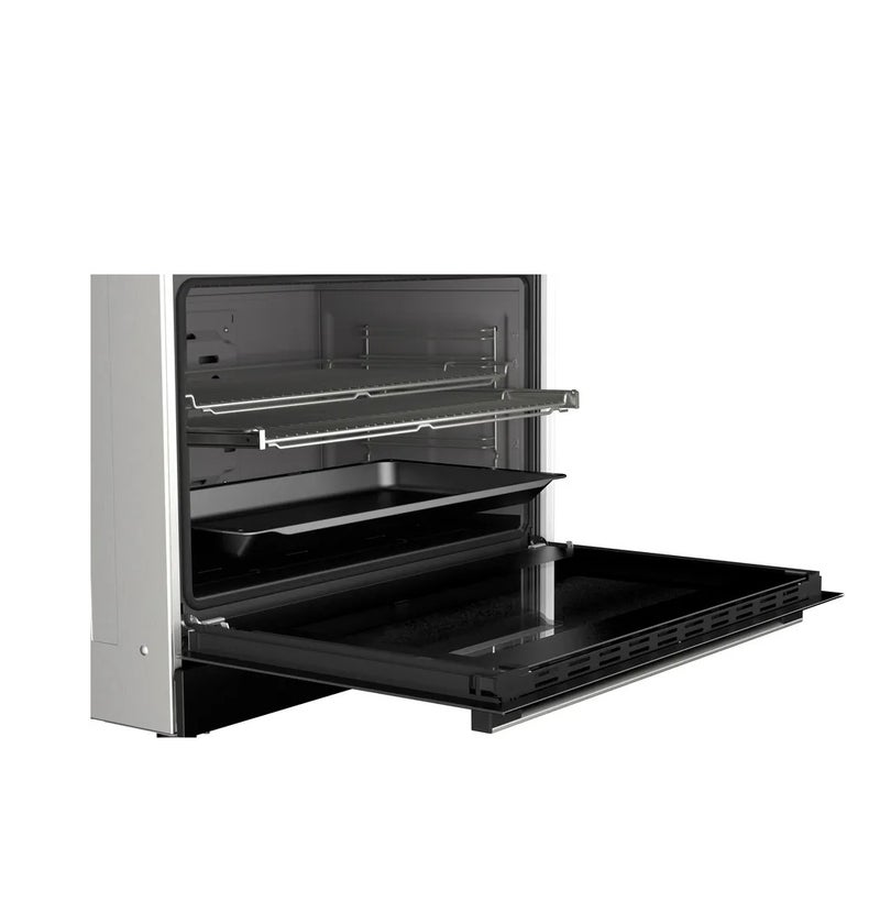 Bosch Series 8 5 Burner 90cm Gas Cooker HJYGGXV60Q Digital Full Safety - Stainless Steel 5 HJYGGXV60Q Black - Image 4