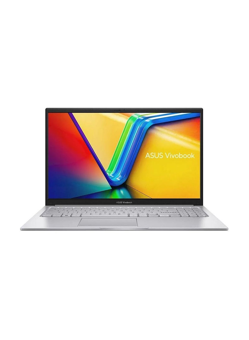 ASUS Vivobook 15 X1504VA-NJ687W (Upgraded Version) Laptop With 15.6-Inch Display, Core 7-150U Processor/16GB RAM/512GB SSD/Intel UHD Graphics/Windows 11 Home/720p HD camera With privacy shutter  Cool English/Arabic Cool Silver (Upgraded Version) - Image 1