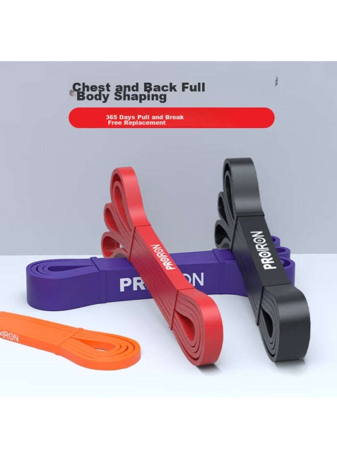 PROIRON Proiron Pull-up Assist Band, Elastic Band For Leg Exercises, Middle School Physical Test Bar Support Band, Black Resistance 45-75 Lbs - Image 2