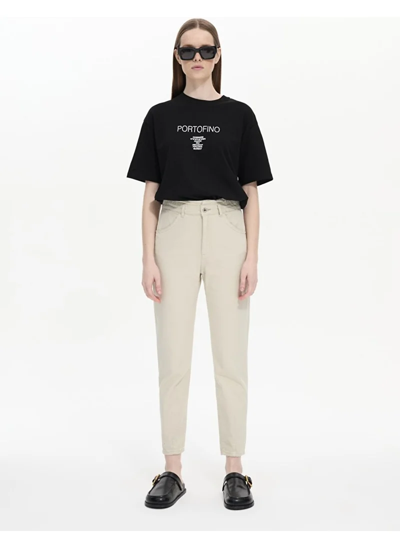 إل تي بي Calissa B High Waist Skinny Leg High Rise Paper Bag Trousers