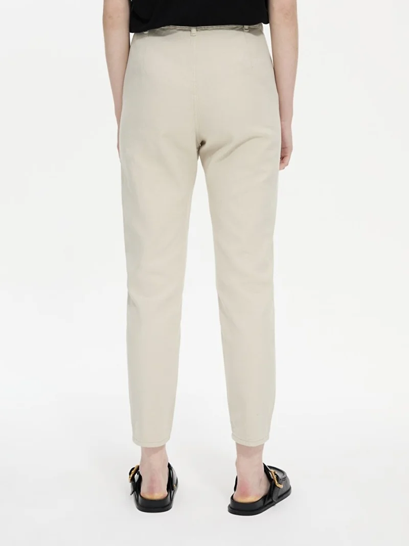 LTB Calissa B High Waist Skinny Leg High Rise Paper Bag Trousers