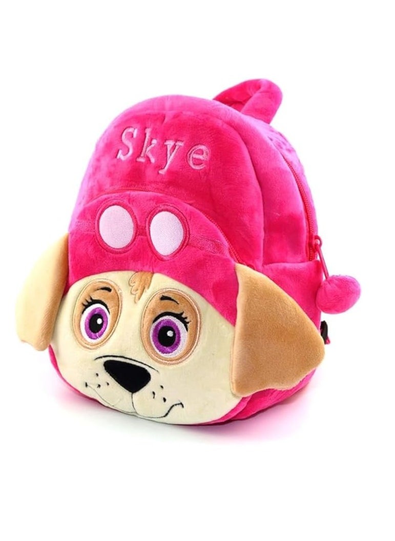 UKR UKR Soft Plush Kids Backpack – Cute Cartoon Puppy Design for Boys & Girls | Toddler Backpack for Kindergarten Ages 1-4 (23*23*13cm)  - Image 1