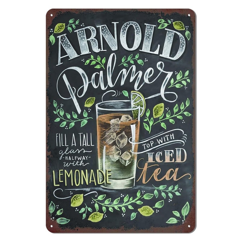 kengtou Vintage Arnold Palmer Cocktail Wall Sign - Image 1
