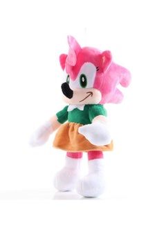 26cm Sonic Plush Doll Amy Rose Toys Cartoon PP Cotton Pink Hedgehog Soft Stuffed pendant Toy Kids Birthday Gifts