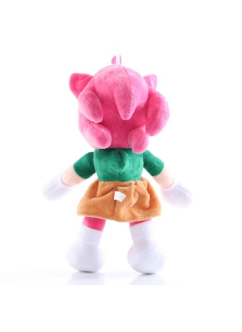 JUNYOUK - 26cm Sonic Plush Doll Amy Rose Toys Cartoon PP Cotton Pink Hedgehog Soft Stuffed pendant Toy Kids Birthday Gifts - Image 1