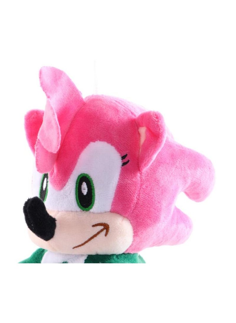 JUNYOUK - 26cm Sonic Plush Doll Amy Rose Toys Cartoon PP Cotton Pink Hedgehog Soft Stuffed pendant Toy Kids Birthday Gifts - Image 1