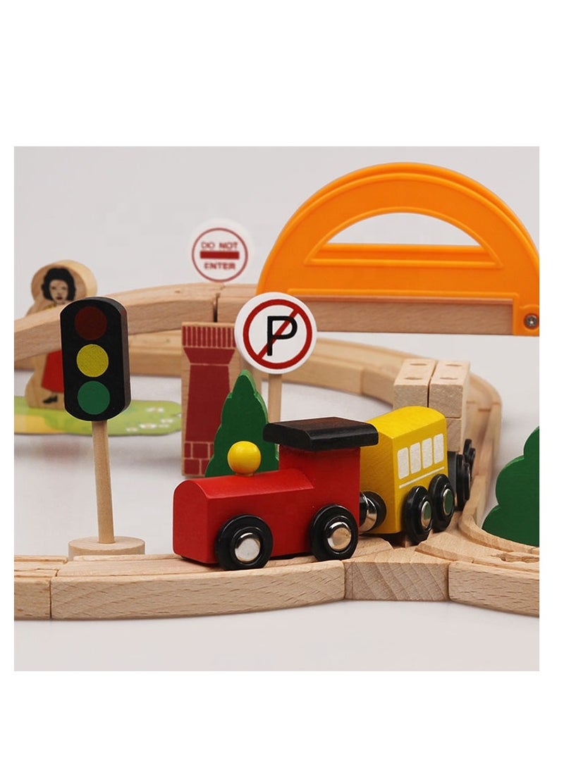 Factory Price Jason Wooden Complete Imperial Train Set - 78 Pcs  - Image 2