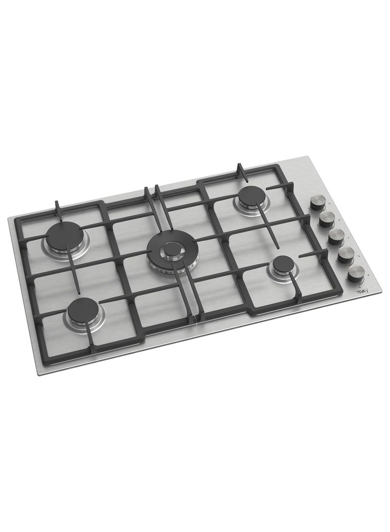 تيفا مسطح غاز بلت ان، 90 سم، ستانلس ستيل، 5 شعلة، تركي ED221 - Image 2