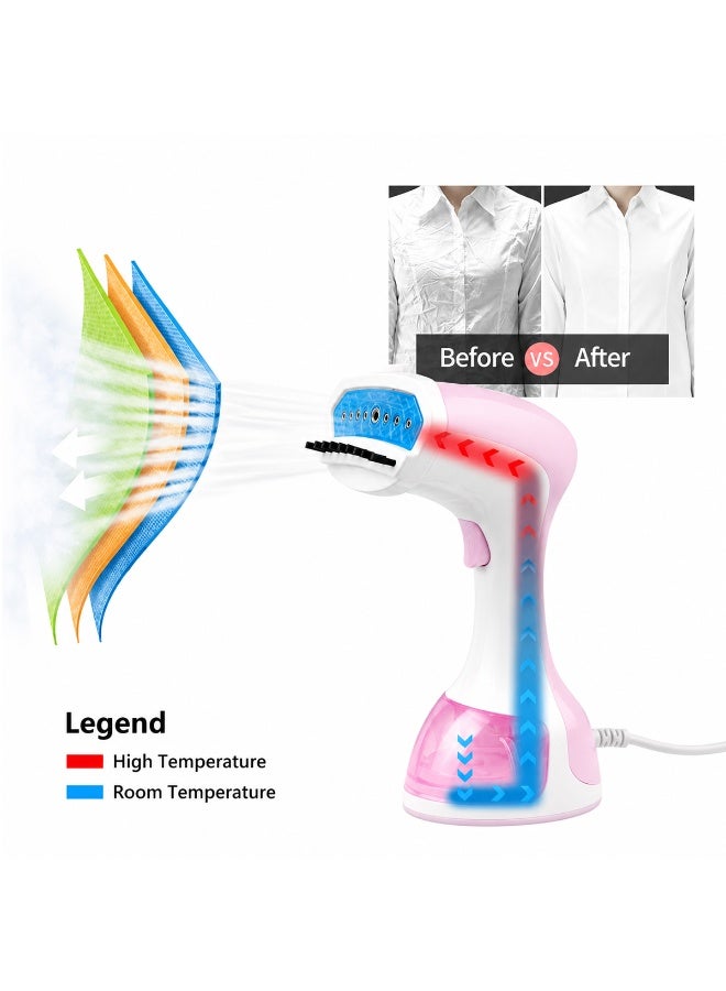 WINMAX Y-528 1200W Handheld Garment Steamer Portable Clothes Steamer with Fabric Brush, Fast Heating Steam Iron for Wrinkle Removal, Travel and Home Use ERPCY-528 - Image 4