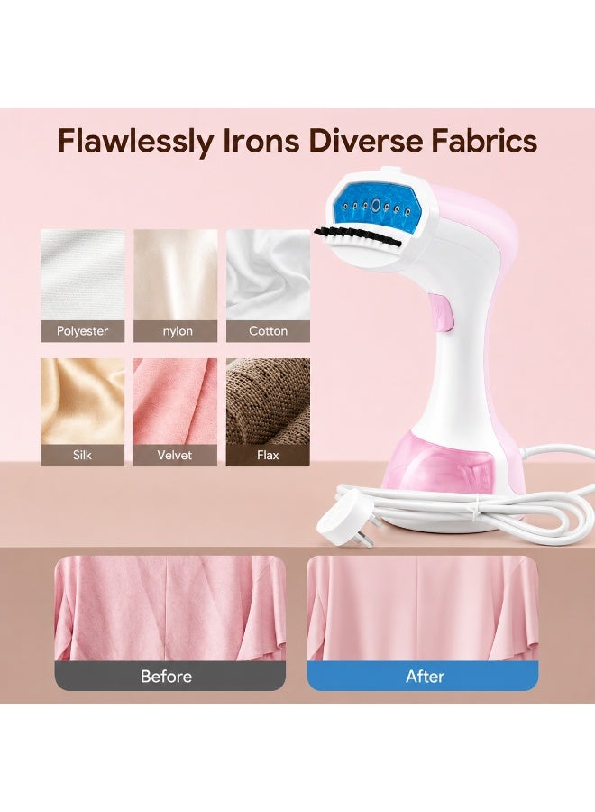 WINMAX Y-528 1200W Handheld Garment Steamer Portable Clothes Steamer with Fabric Brush, Fast Heating Steam Iron for Wrinkle Removal, Travel and Home Use ERPCY-528 - Image 5