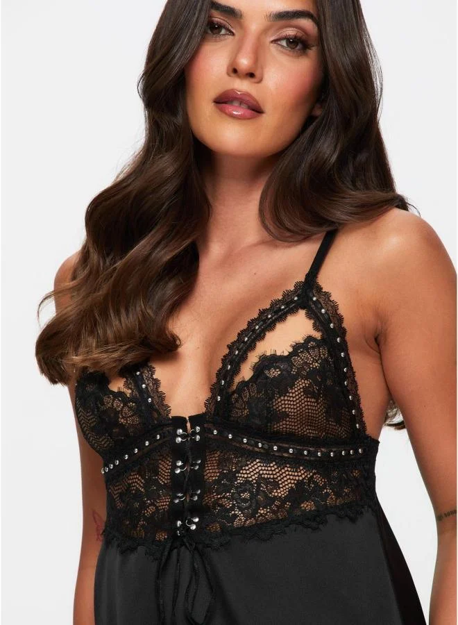 آن سمرز قميص بريدجيت ساتان ودانتيل من آن سمرز