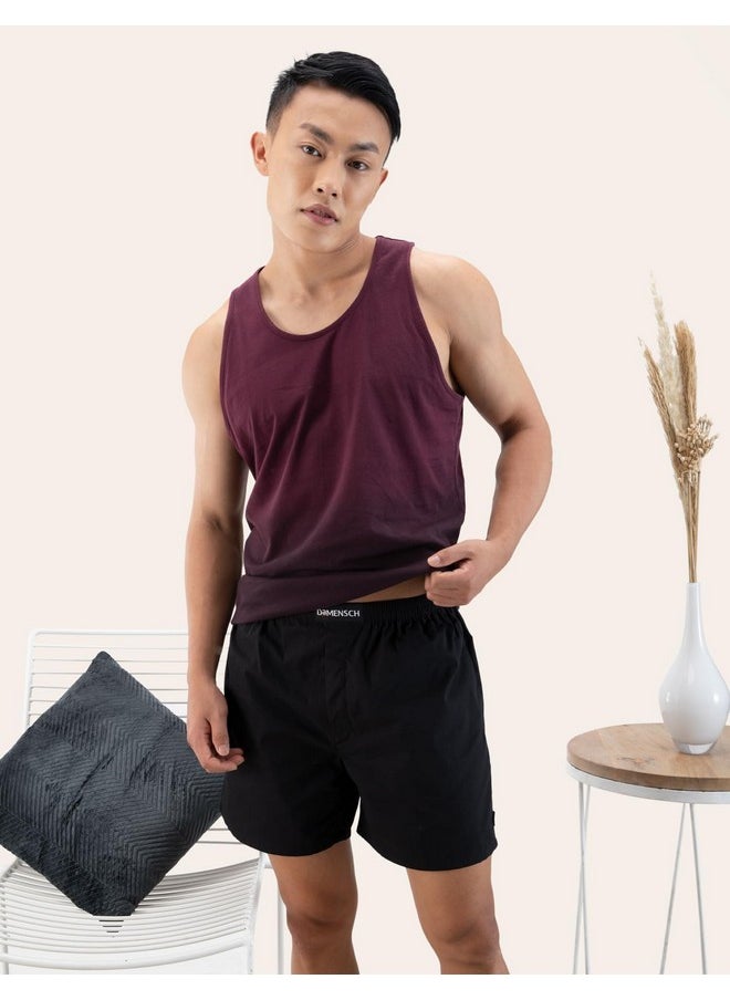 DaMENSCH DAMENSCH Men's Regular Fit Cotton Breeze Ultra-Light Solid Boxer Shorts  - Image 2