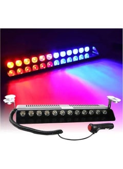Police Flashing Light with 12 LEDs in Auto Glass and Suction Cup