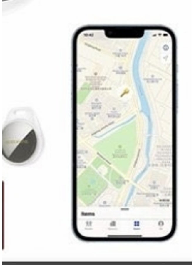 بوروفون جهاز بوروفون BC100 مانع للفقدان | متتبع بلوتوث ذكي مع تطبيق للعثور على المفاتيح والحقائب والمحافظ والهواتف والحيوانات الأليفة - Image 1