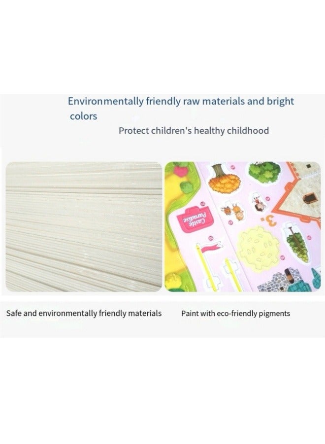 Children's Puzzle 3D Model Hand-Assembled House Girl Educational Early Education Toy - Image 4