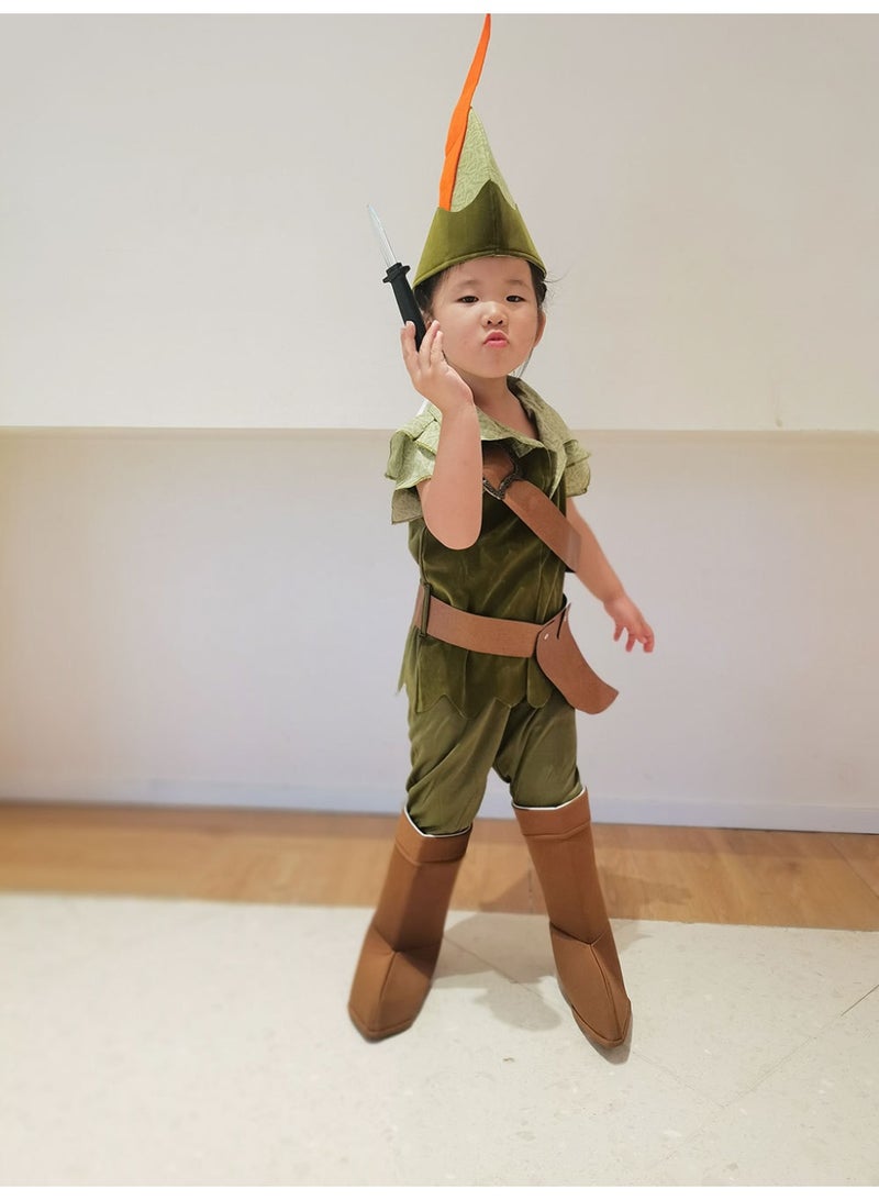 general Children's party green fairy Christmas Peter Pan performance costume - Image 3
