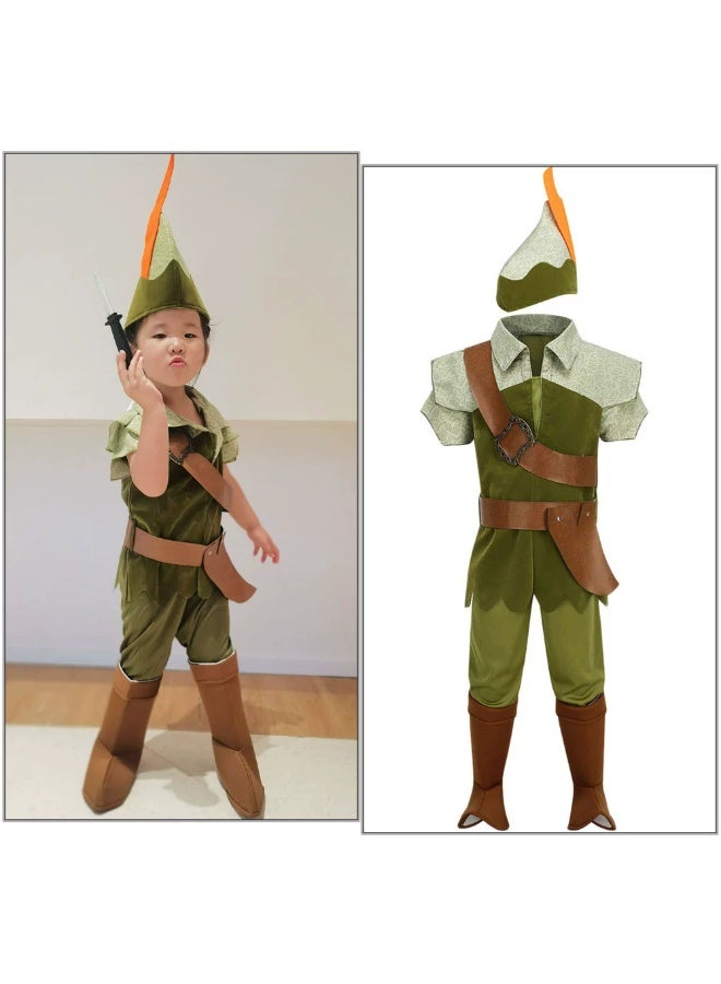 general Children's party green fairy Christmas Peter Pan performance costume - Image 4