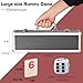 Doublefan Rummy Cube 4 Player Edition 106 Rummy Cube Game Set with with 4 Plastic Racks in Portable Aluminum Case Classic Board Game for Adults and - Image 4