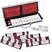 Doublefan Rummy Cube 4 Player Edition 106 Rummy Cube Game Set with with 4 Plastic Racks in Portable Aluminum Case Classic Board Game for Adults and - Image 2