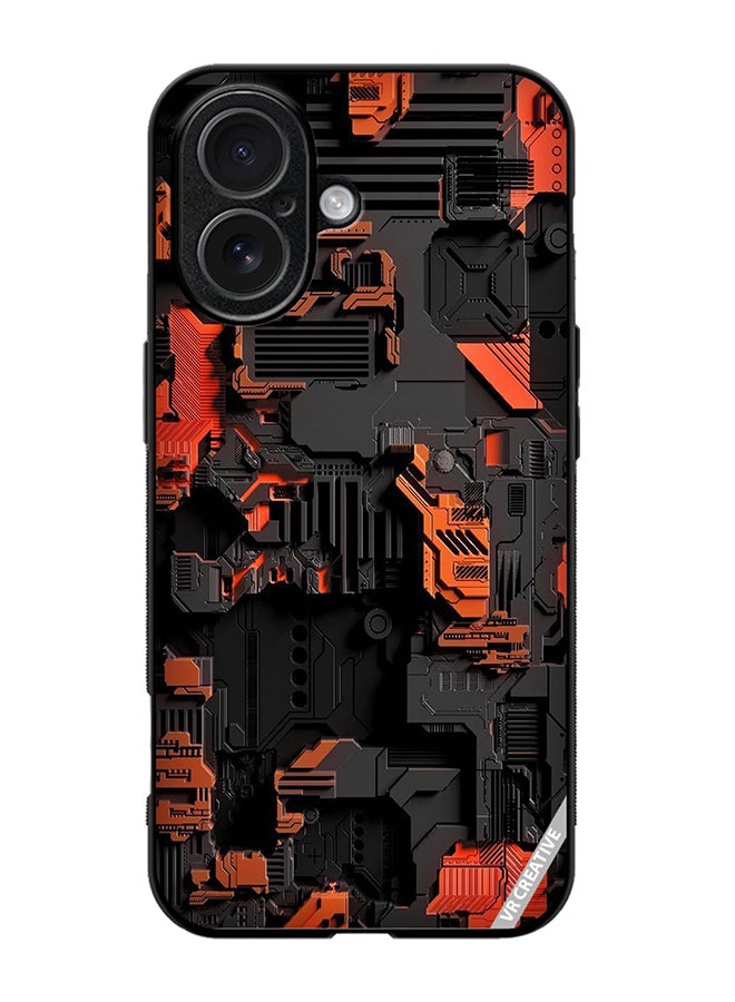 غطاء حماية لجهاز آبل آيفون 17 بتصميم دائري متعدد الألوان