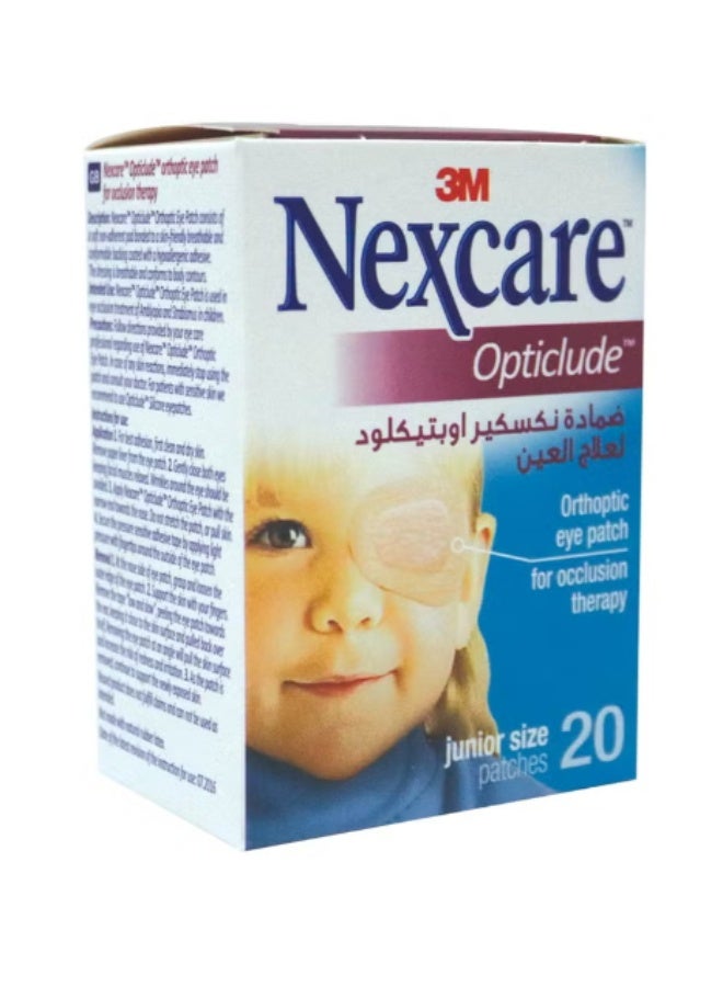 3M Nexcare Junior Opticlude Eye Patch, Pack of 20's - Image 1