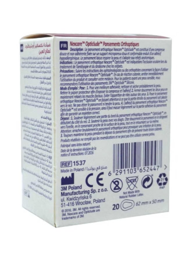 3M Nexcare Junior Opticlude Eye Patch, Pack of 20's - Image 4