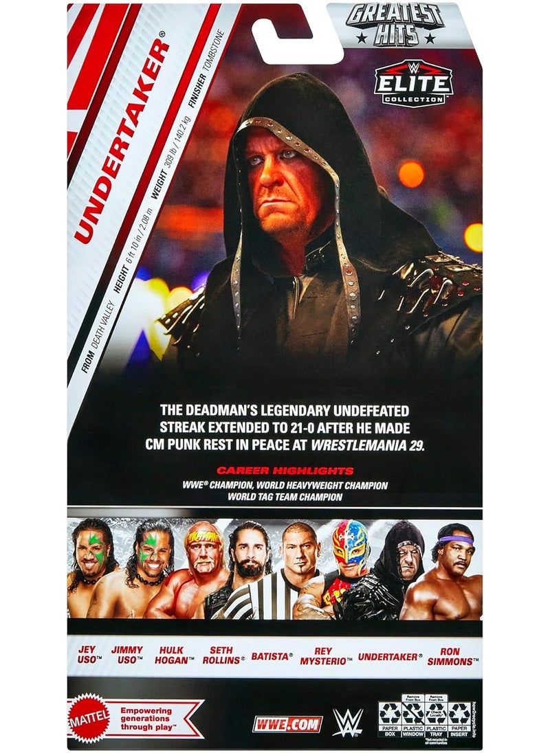 WWE WWE Elite Collection Greatest Hits Action Figure - Undertaker  - Image 3