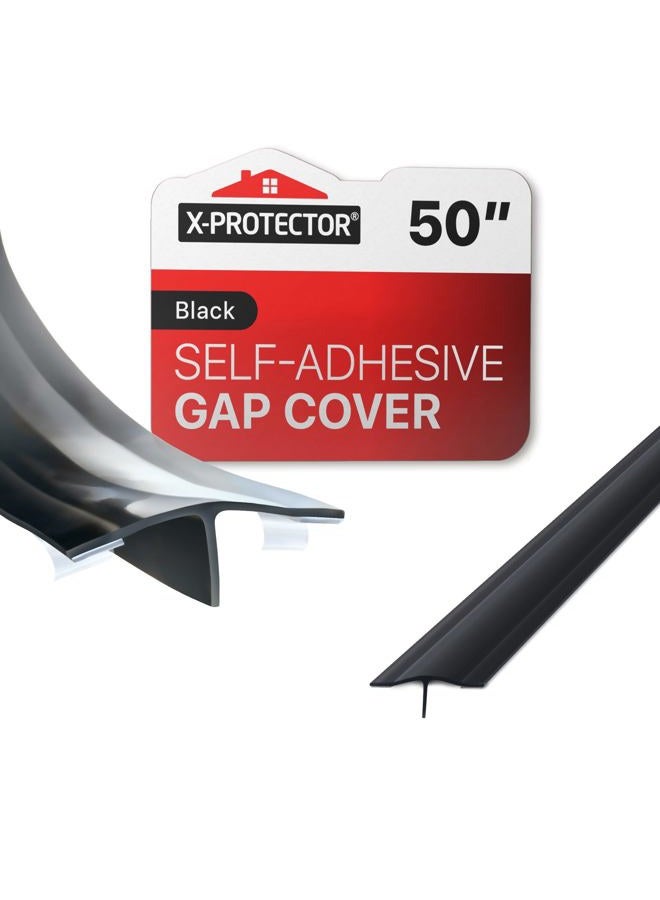 X-Protector Silicone Stove Gap Cover – 50” x 2" Guard Between Stove and Counter – Self-Adhesive Premium Counter Gap Filler – Heat Resistant Oven Counter Gap – Silicone Stove Top Spill Guard - Image 1