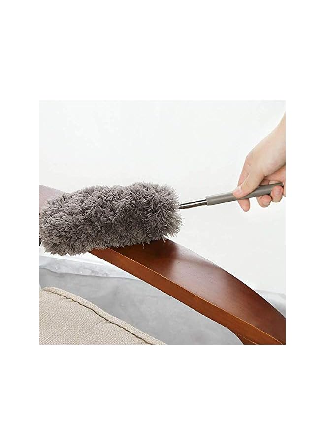 erorex Microfiber Duster with Extension Pole with Protective Head Cap -No Scratch to Ceiling,Extra Long 82 cm Feather Duster for Cleaning High Ceiling Fan,Interior Roof,Cobweb,Gap Dust - Image 5