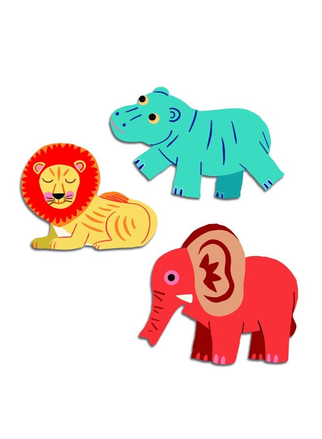 DJECO Safari Animals Stickers - Image 2