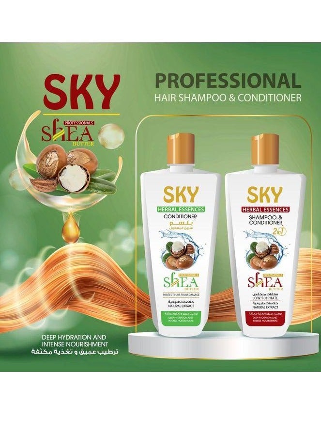 SKY Herbal Care Shampoo With Shea Butter - 450ml - Image 3