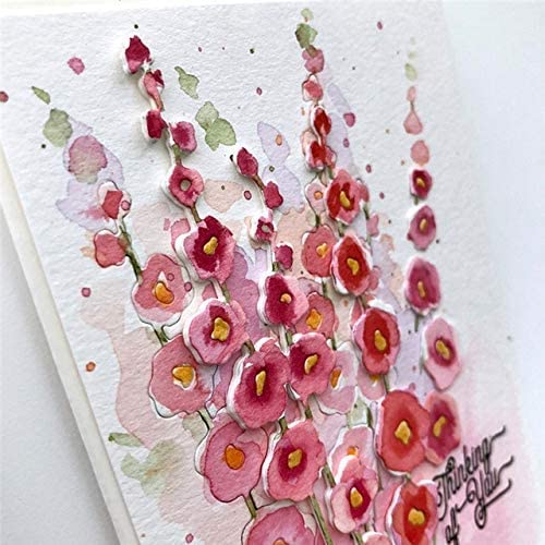 AHTOLS Spring Flowers Cutting Dies, Plum Blossom Flower Die Cuts Metal Embossing Stencils Template Mould for Card Scrapbooking and DIY Craft Album Paper Card Decor - Image 5