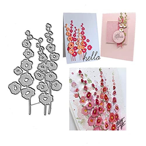 AHTOLS Spring Flowers Cutting Dies, Plum Blossom Flower Die Cuts Metal Embossing Stencils Template Mould for Card Scrapbooking and DIY Craft Album Paper Card Decor - Image 3