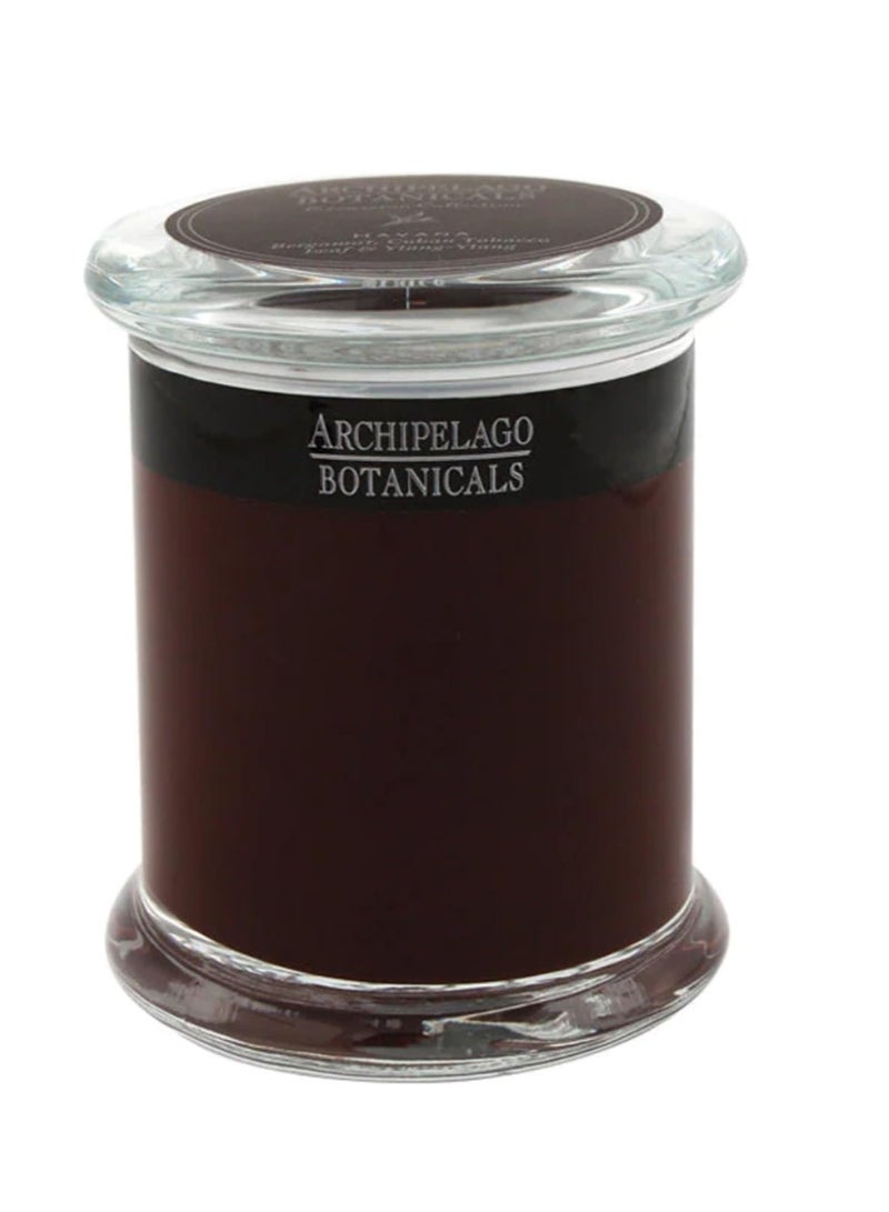 Archipelago Botanicals Archipelago Botanicals Havana Glass Jar Candle, Bergamot, Tobacco Flower and Ylang Ylang Scent, Lead-Free Candle Wicks, Burns Approx. 60 Hours - 8.6 oz - Image 1
