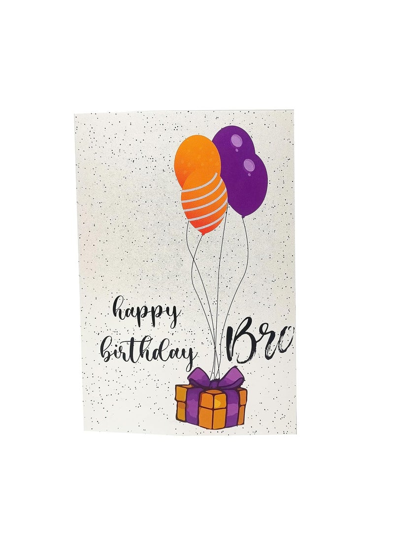 NorthLand Northland Happy Birthday Brother Greeting Card Gift Combo - Coffee Mug, World Best Brother Trophy, Greeting Card - Birthday Gift for Brother  - Image 5