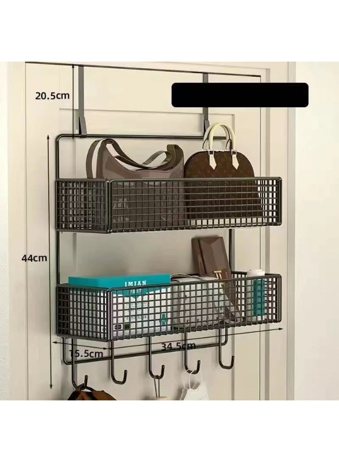 general Behind-the-door wall storage rack, metal wire storage rack suitable for any scene - Image 2