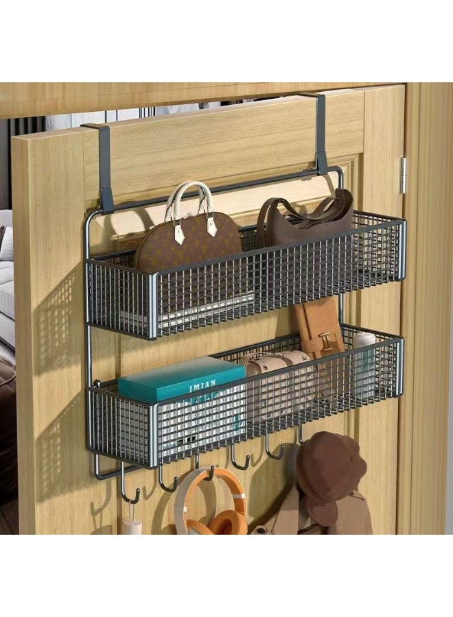 general Behind-the-door wall storage rack, metal wire storage rack suitable for any scene - Image 1