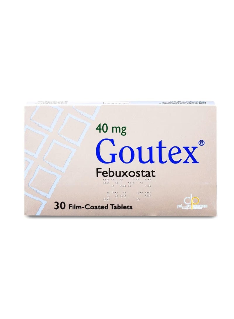 Goutex 40 mg 30 Tablets