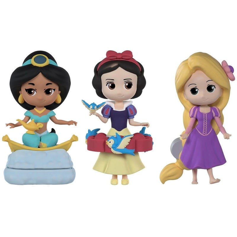 Eolo - Disney Princess Fidget Fun 9cm 3 Pieces Set (Jazmine, Snow White, Rapunzel) with Keychain - FDP902-3B - Image 1