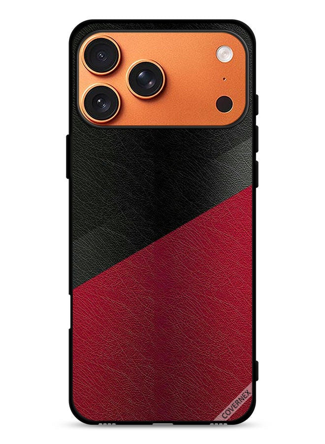 Covernex Apple iPhone 17 Pro Max Protective Case Cover Leather Pattern - Image 1