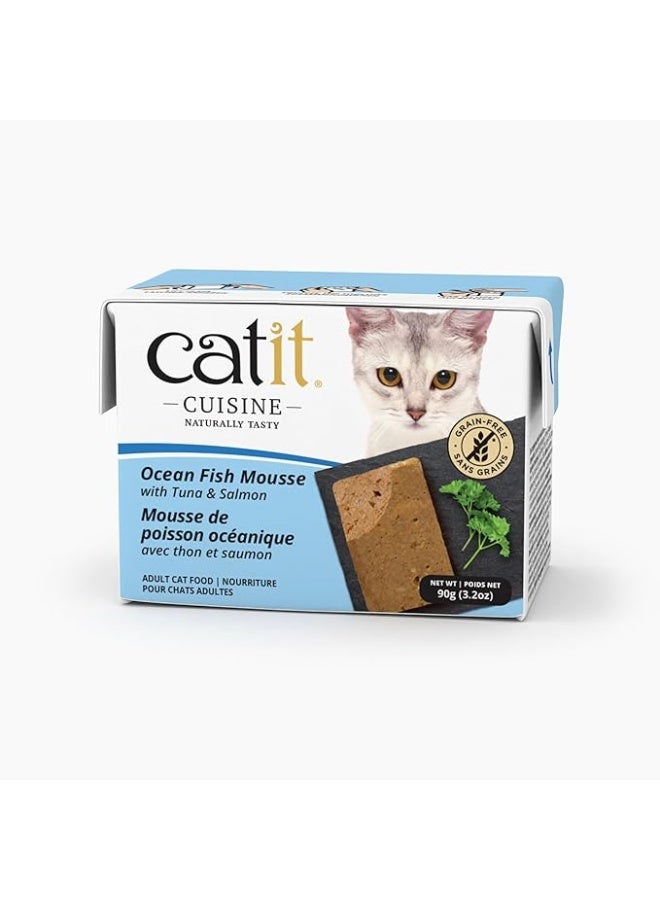 Catit HA Catit Cuisine Ocean Fish Mousse with Tuna & Salmon 12x90g