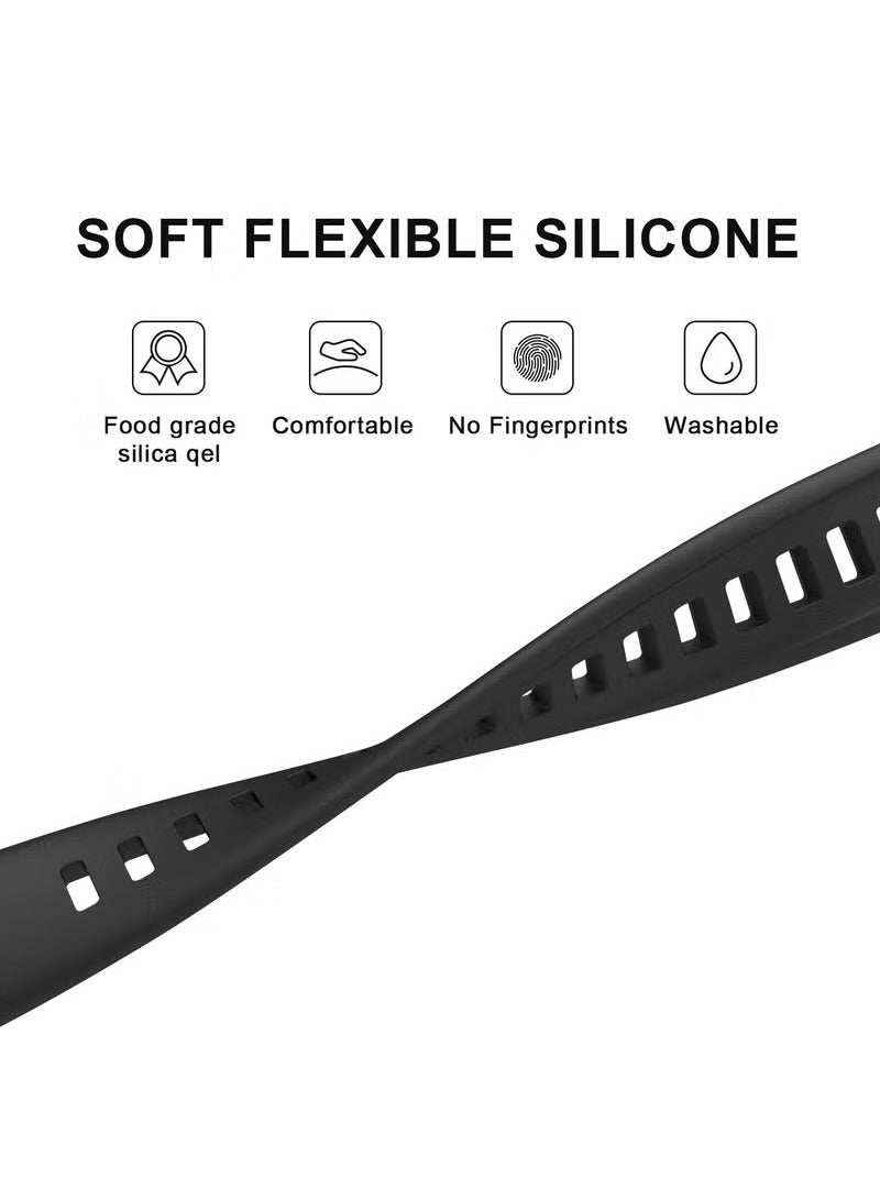 Soft Silicone Strap Compatible With Huawei Band 8,Huawei Band 9,Waterproof Breathable Adjustable Replacement Sport Bands for HUAWEI Band 8 u0026 Band 9 - Image 3