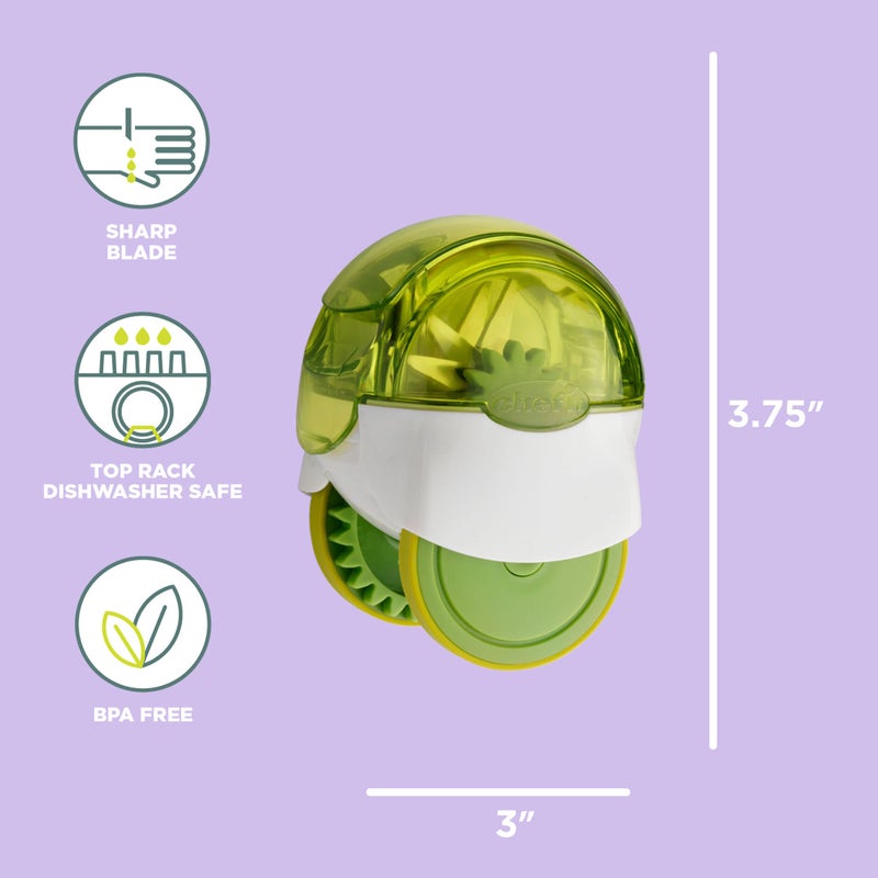 Chef'n 102-663-011 GarlicZoom Garlic Chopper, XL, Green - Image 2