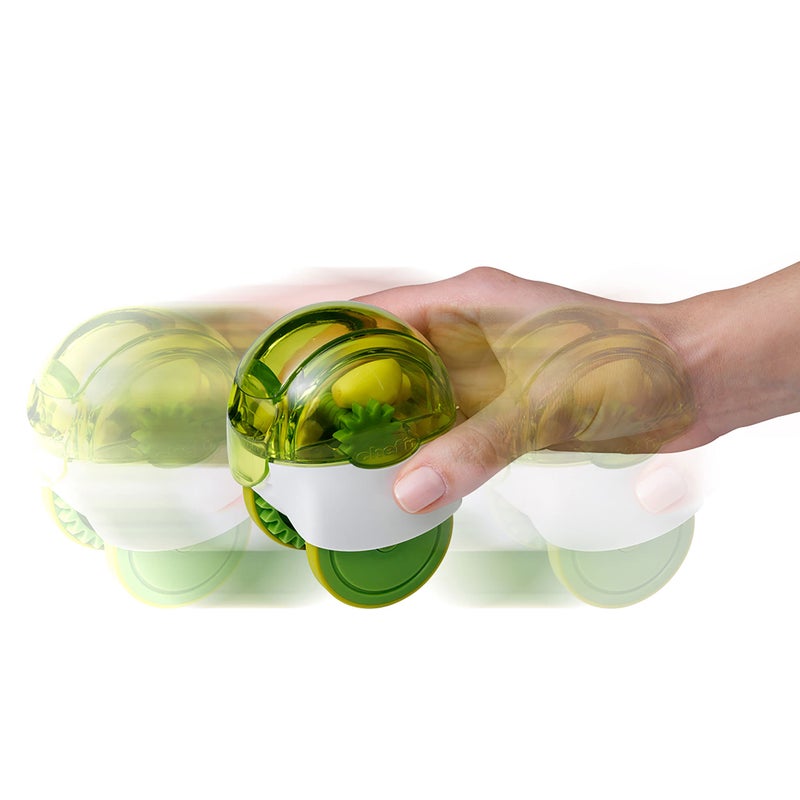 Chef'n 102-663-011 GarlicZoom Garlic Chopper, XL, Green - Image 5