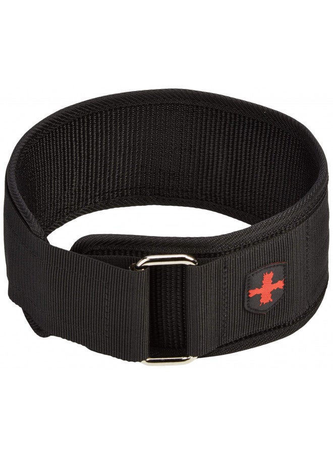 Harbinger Harbinger 4-Inch Nylon Weightlifting Belt, Small,Black - Image 3